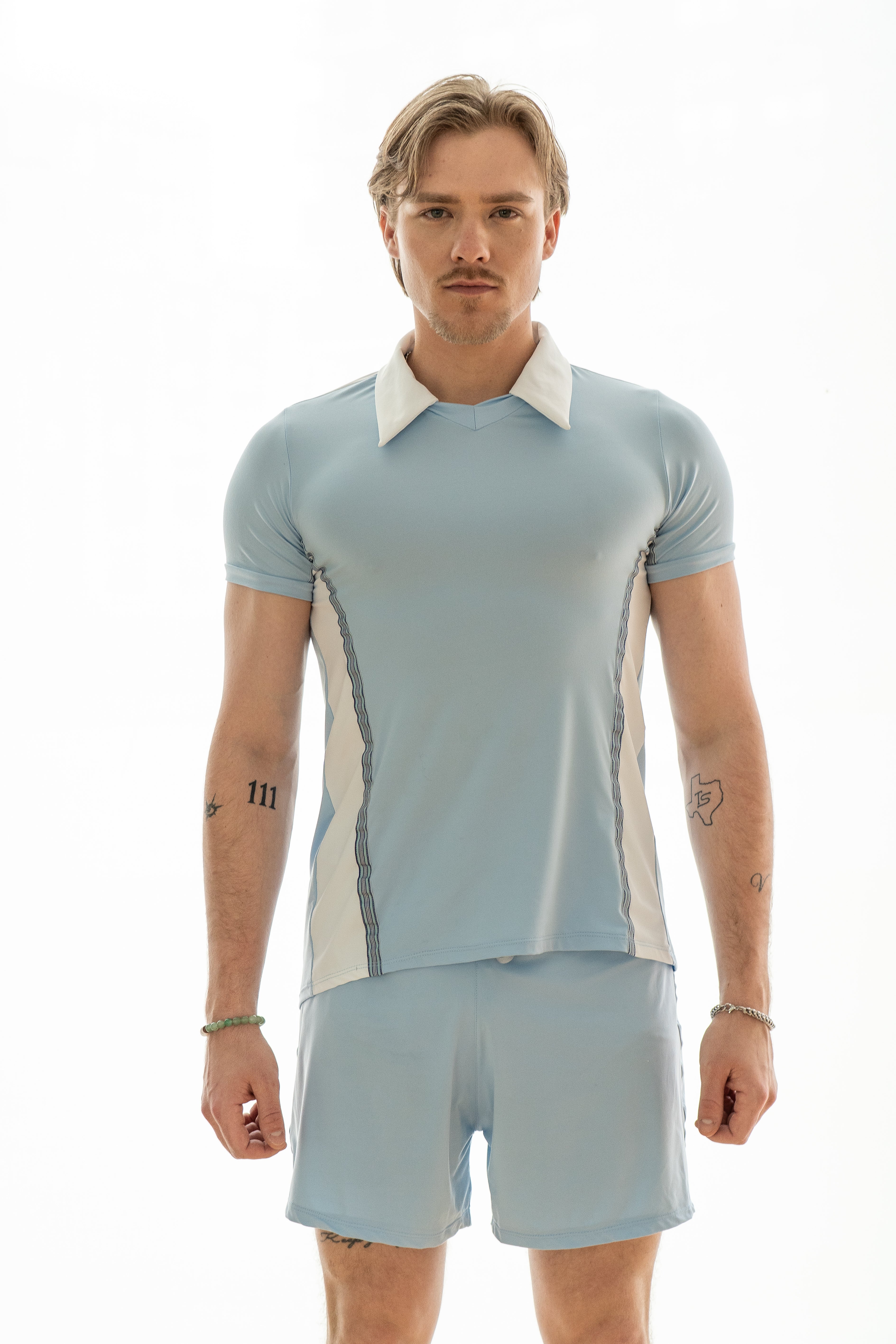 STEVEN POLO SHORT SET