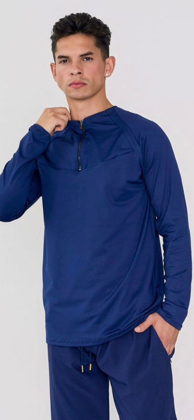 Telly 1/4 Zip Long Sleeve Top