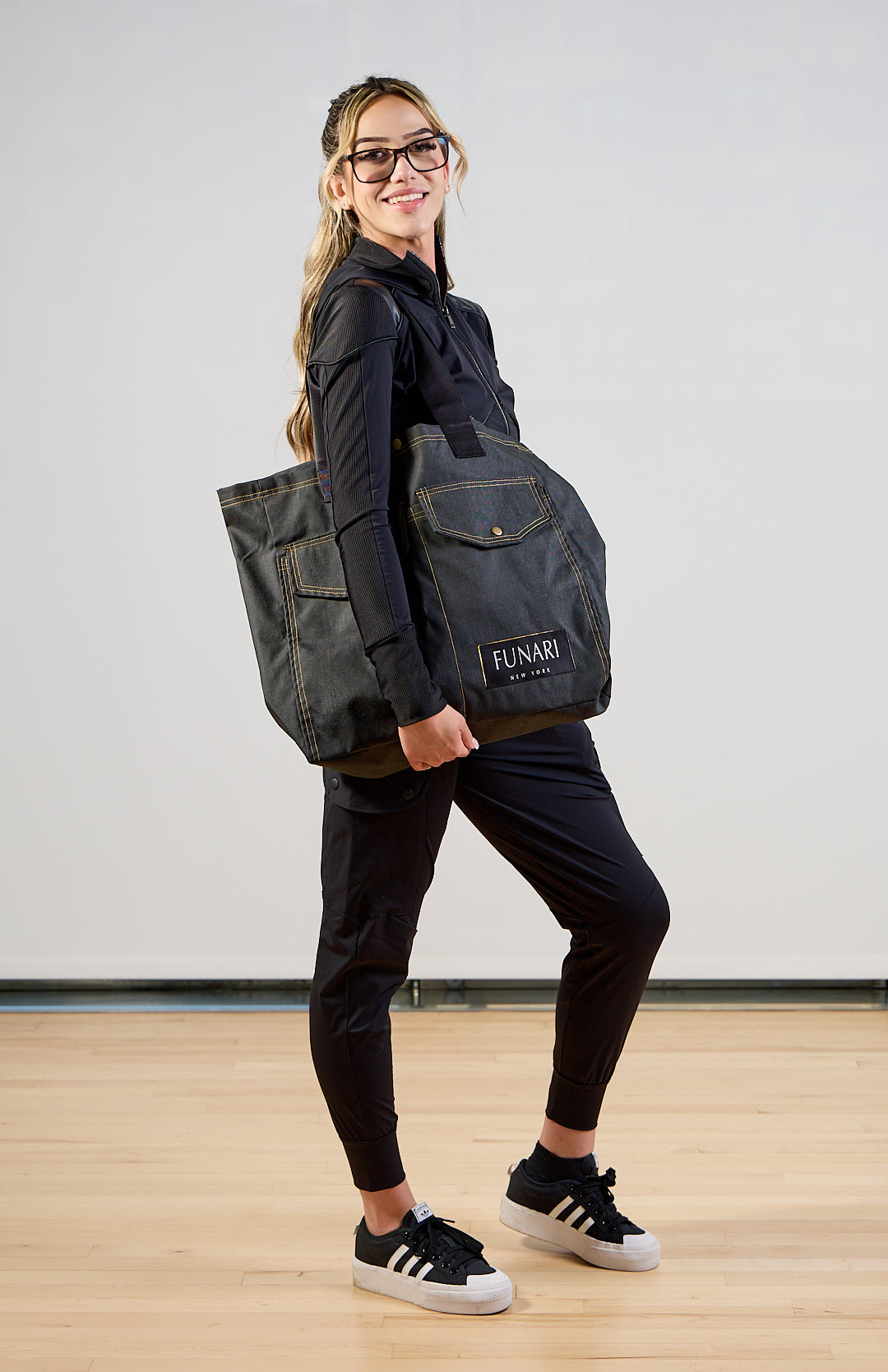 FUNARI DENIM TOTE BAG